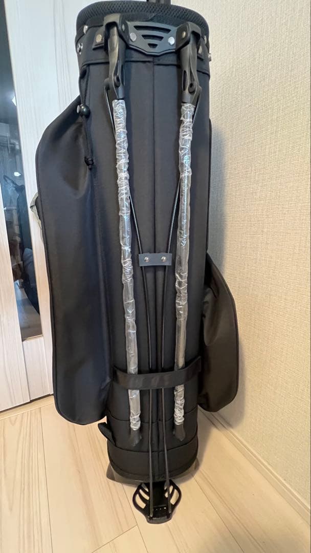 adidasブラック キャディバッグ