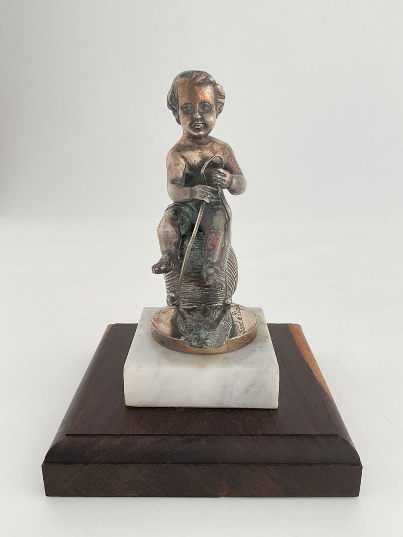 Cupid on a shell,1920FRANCE.カタツムリに乗った天使