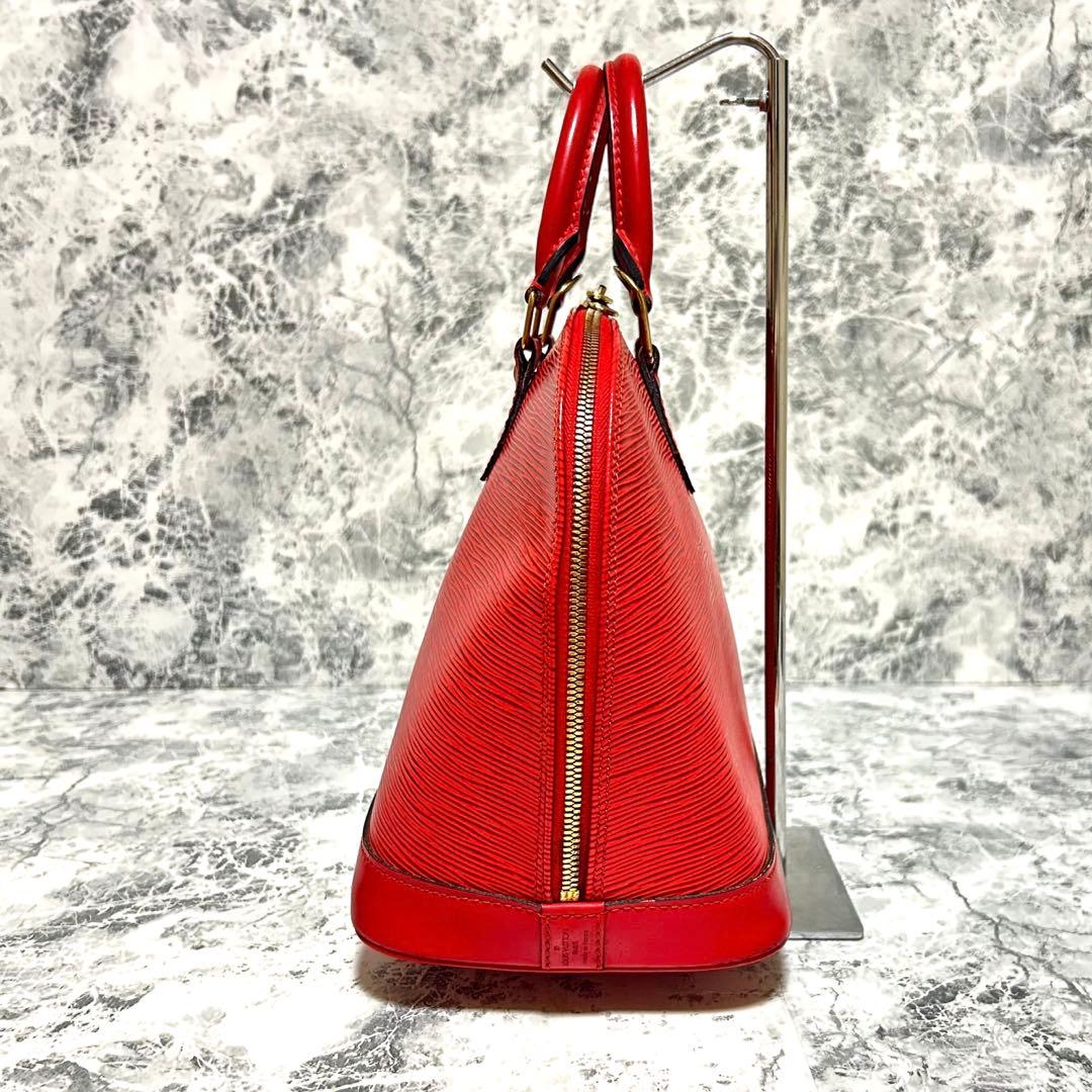 ルイ・ヴィトン Louis Vuitton アルマ ハンドバッグ エピ レッド