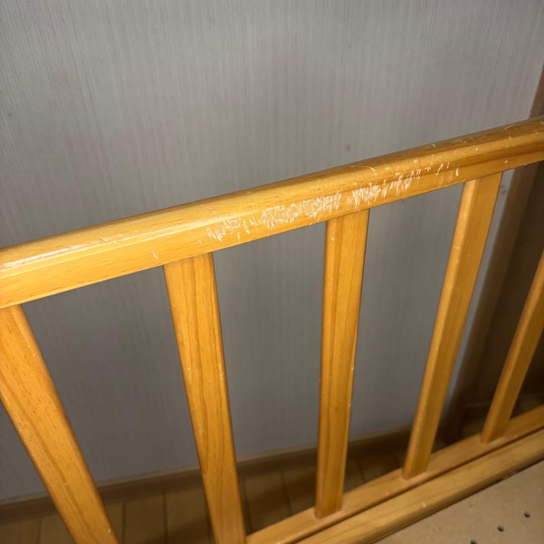 分解可説明書付】カトージ ミニベビーベッド チャーミー ナチュラル キャスター付