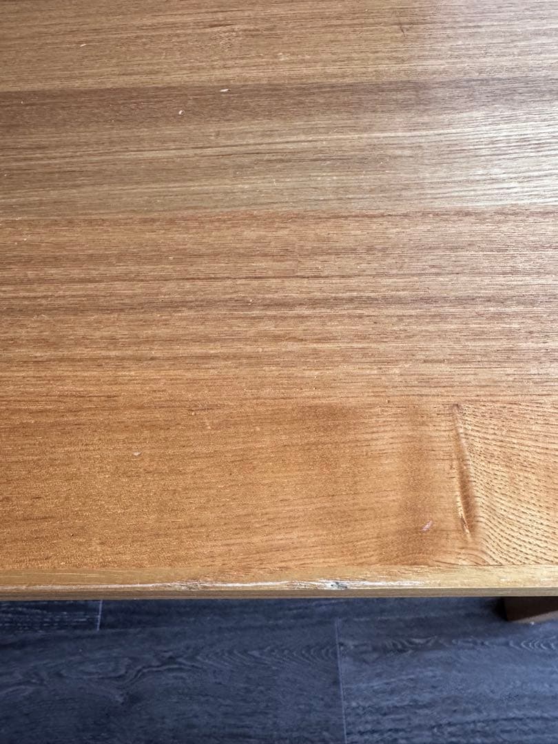 木製シンプル学習机 引き出し付き