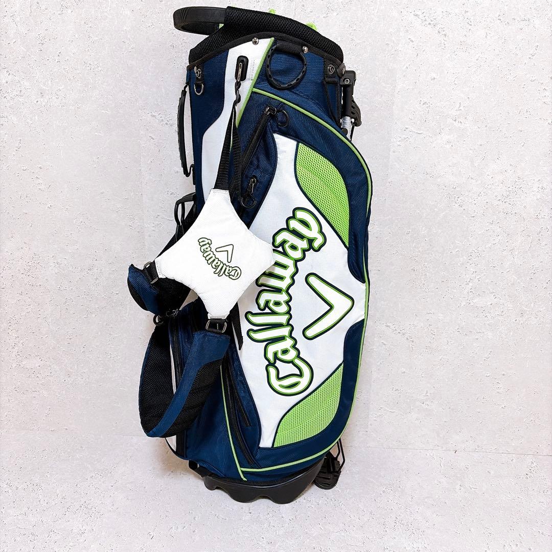 美品 キャロウェイ キャディバッグ スタンド式 9型 6分割 46インチ メンズ