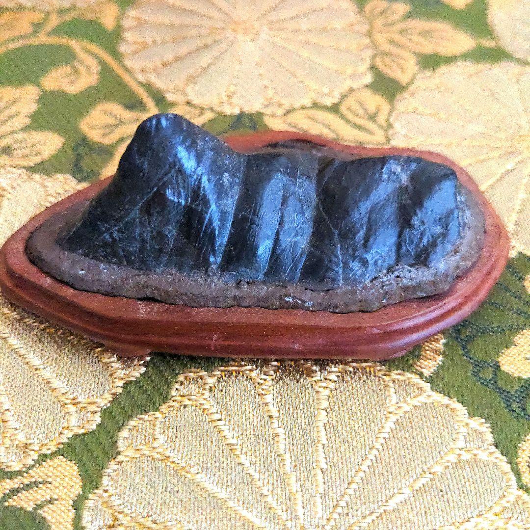 【最終価格】紀州名産　古谷石　棚組五石　飾棚　古谷石５点揃え　水石