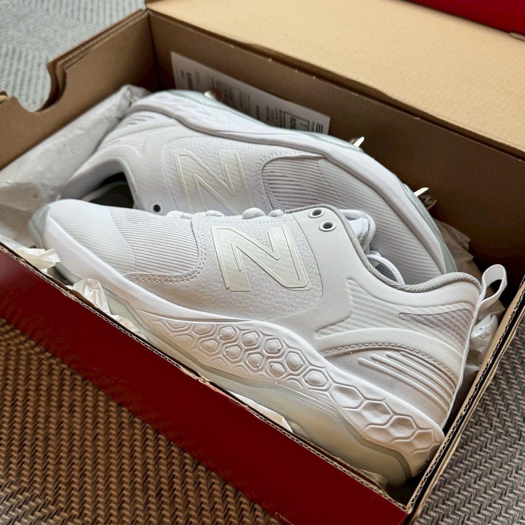 【美品】New Balance 金具固定式 野球スパイク　27.5cm