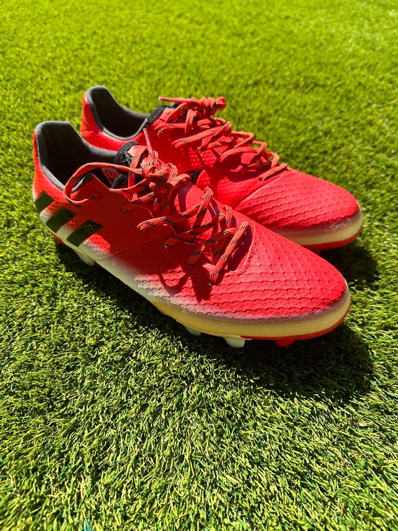 アディダス メッシ 16.2-ジャパン HG(レッド×ホワイト)