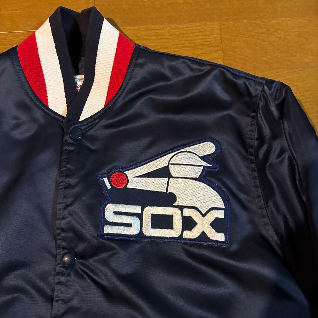 80s starter chicago white sox サテンジャケット