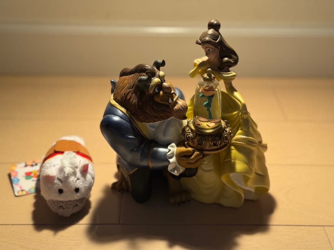 【激レア★ 海外パーク品】美女と野獣　スノードーム　スノーグローブ　オルゴール