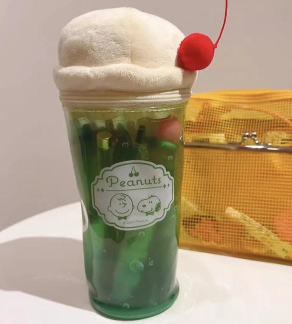Peanuts カップ型 ペンケース 小物収納