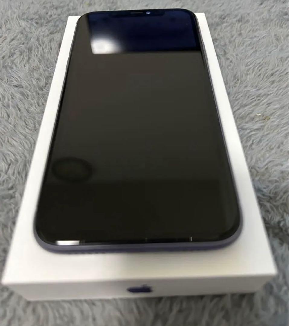 Apple iPhone 11 パープル 本体　128GB 美品