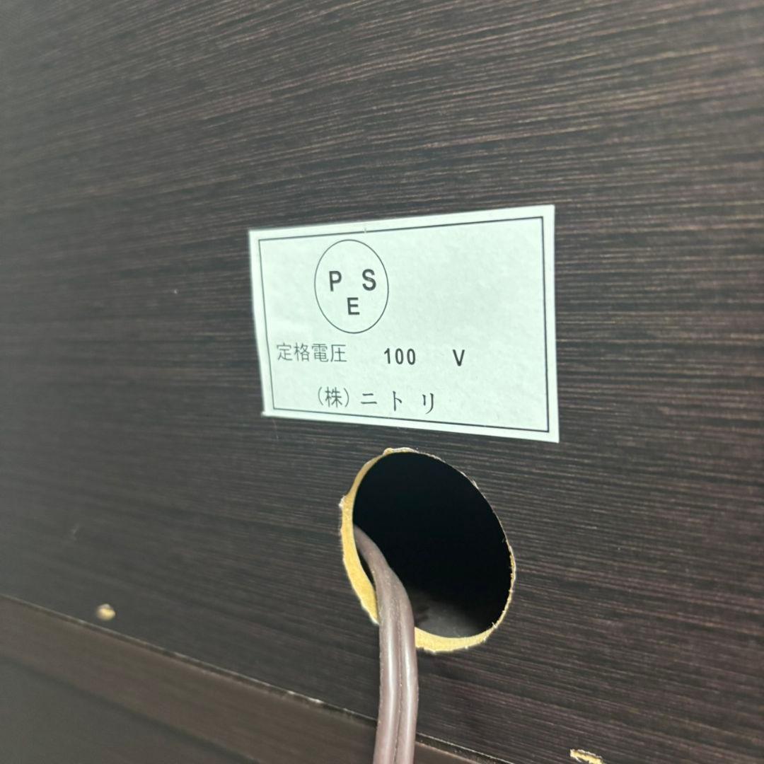 NITORI ニトリ ダークブラウン ドレッサー・鏡台 化粧台 家具 収納