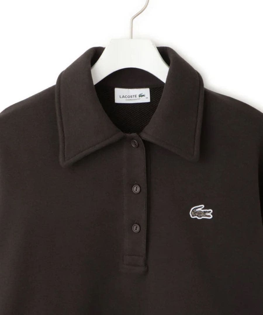 【LACOSTE(ラコステ)】オーバーサイズスウェットポロシャツ