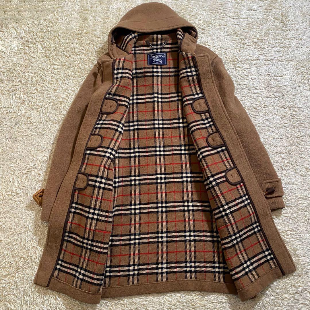 Burberrys バーバリー ダッフルコート ノバチェック 英国製 キャメル