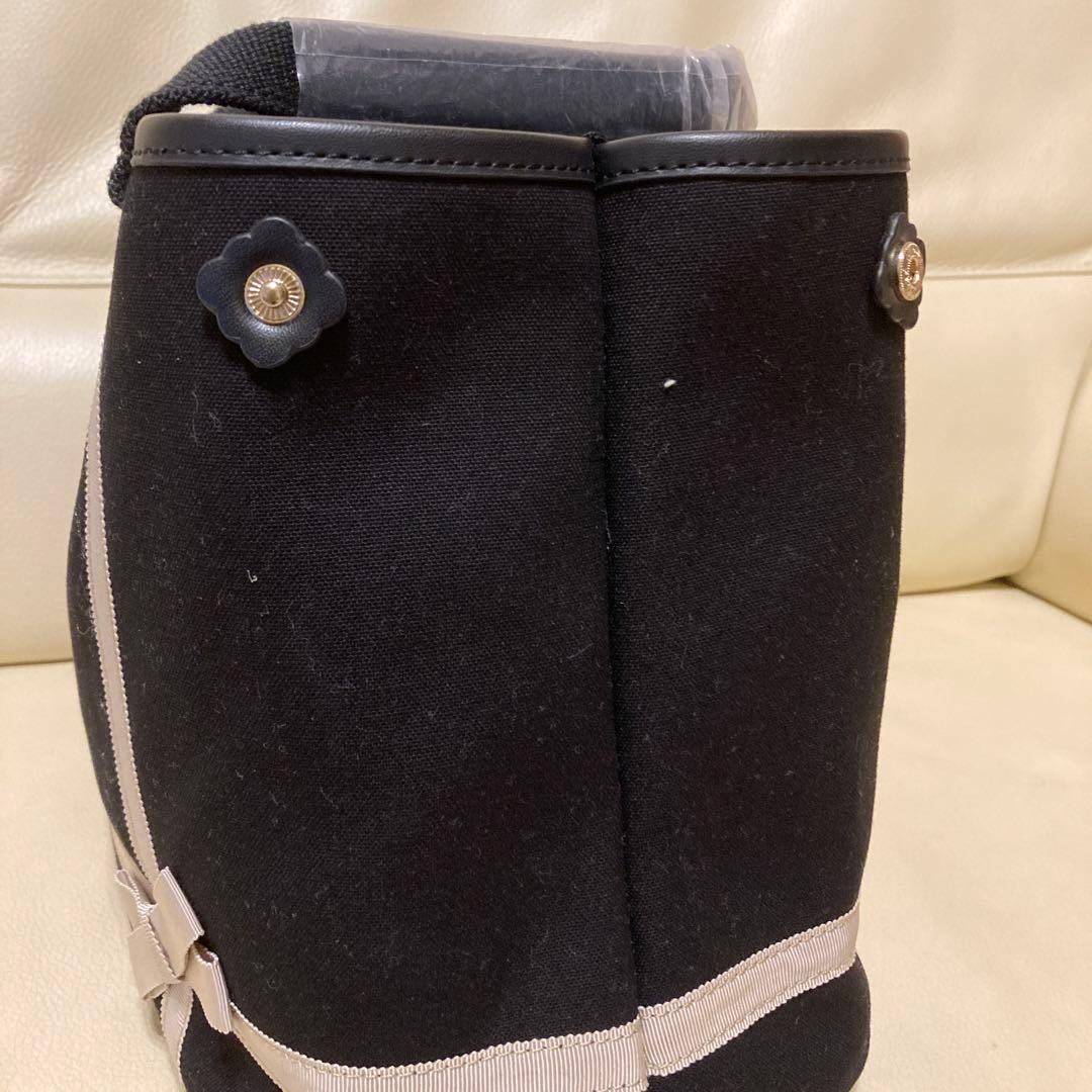 新品タグ付き　TOCCA トートバッグ 黒 キャンバス