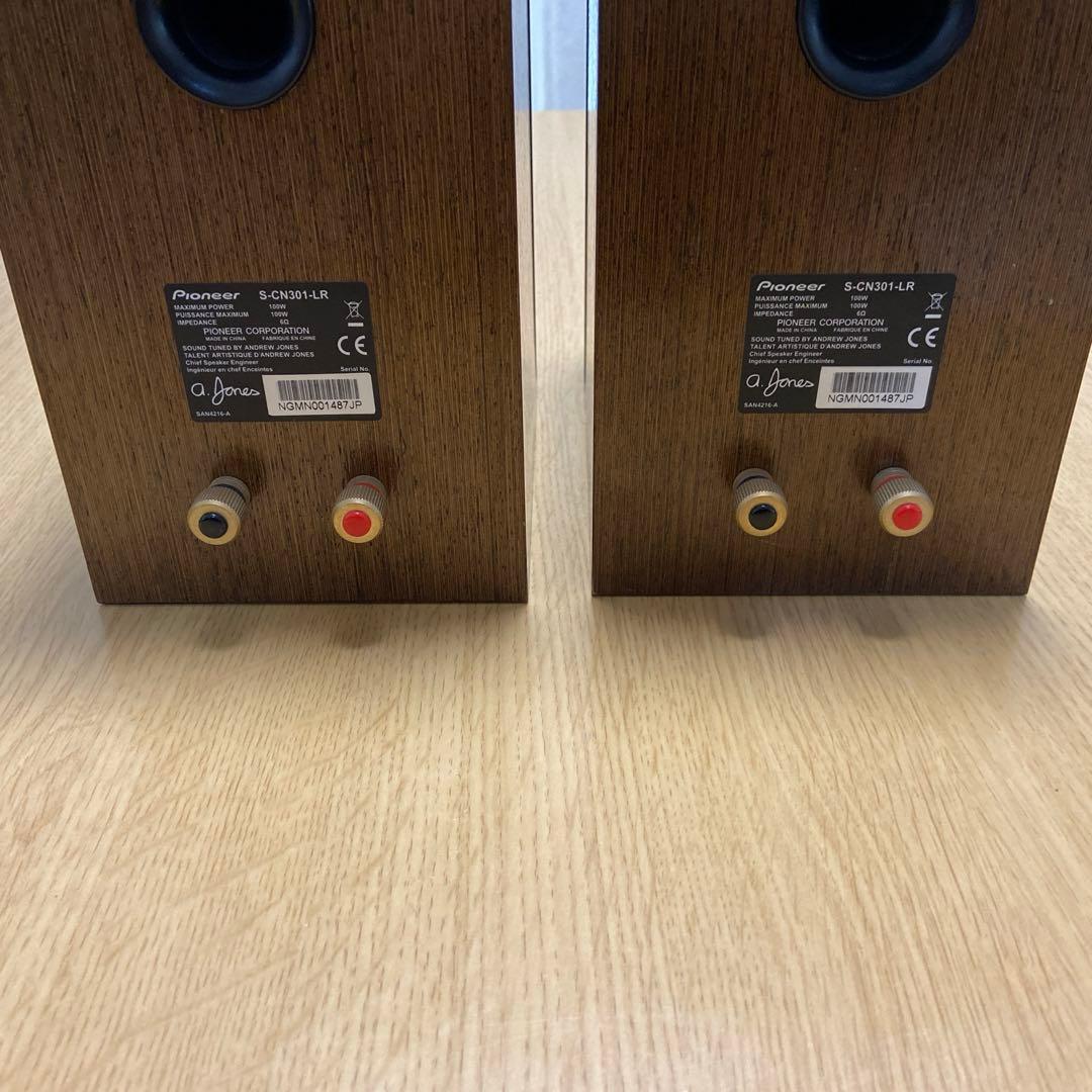 Pioneer パイオニア S-CN301-LR ブックシェルフスピーカー