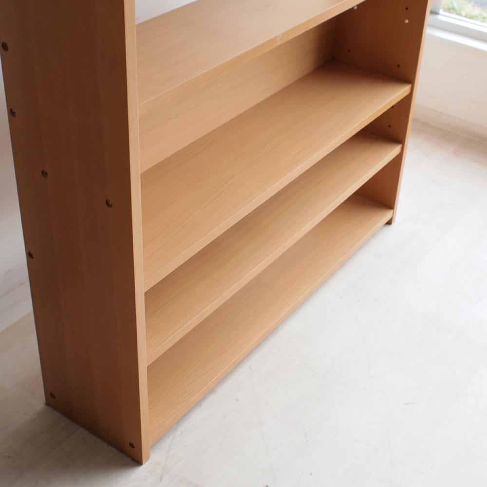 シンプル ブックシェルフ 木製 ラック 本棚 飾り棚 ZR24315