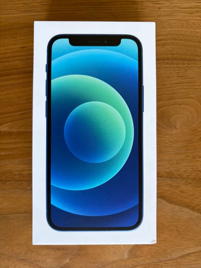 美品 iPhone 12 mini ブルー 64G 付属品未使用 箱、おまけ付き