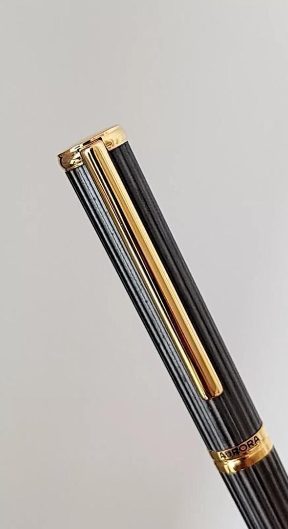 【極稀少品】AURORA コナ 14K 万年筆 + ボールペン ジウジアーロ 灰