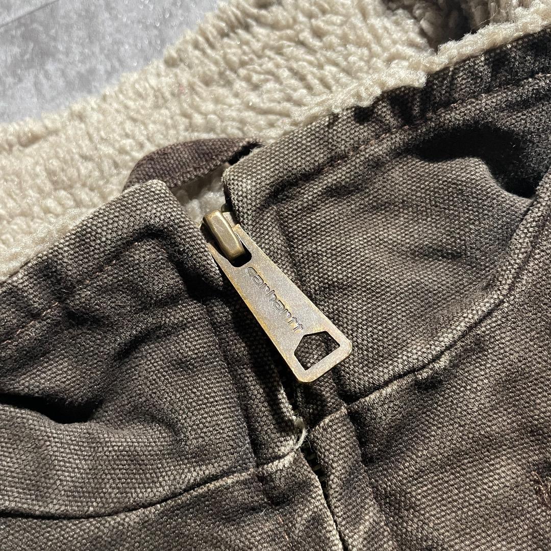 00s メキシコ製USA生地 ブラウン カーハート ベスト ダックM