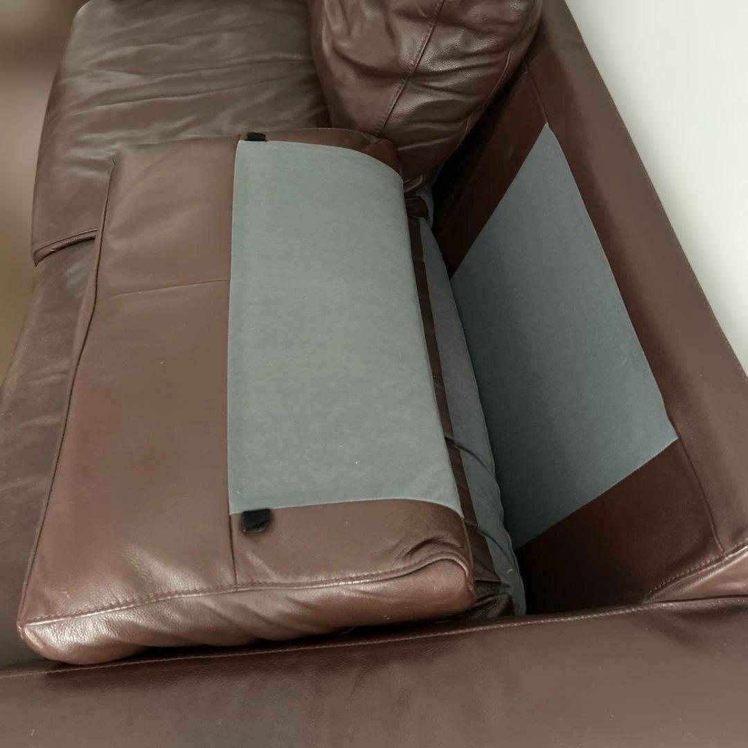 無印良品　レザーソファ