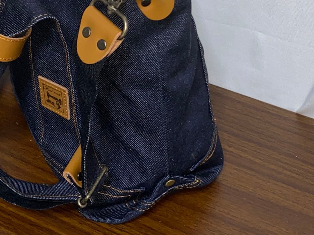 ☆ハンドメイド☆岡山デニム☆男女兼用☆3wayショルダーバッグ