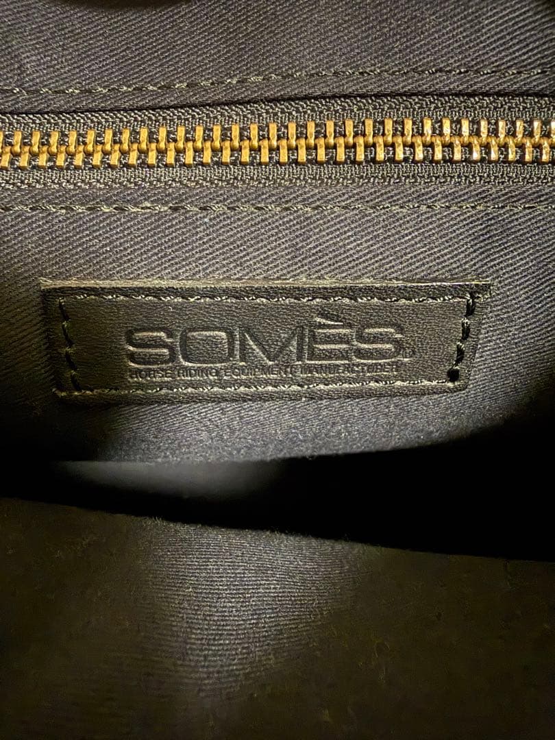 ソメスサドル 本革 ショルダーバッグ 斜め掛け フラップ メンズ