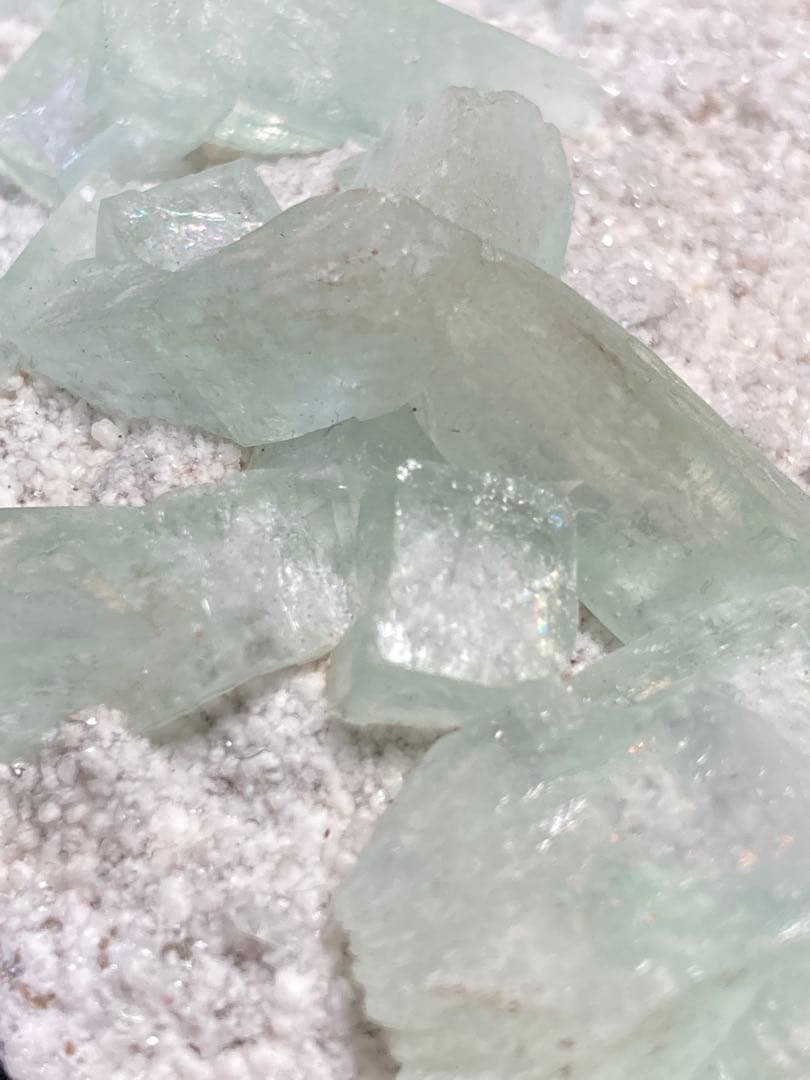 グリーンアポフィライト 原石 極上 クラスター 癒し 天然石 パワーストーン