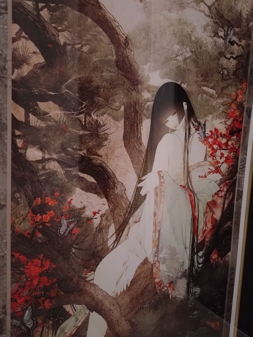 【ニボシページ】皐月恵 版画『永劫の庭』