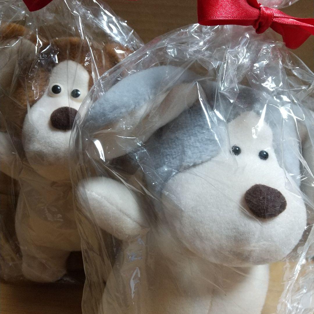 野村トーイ。レトロちちんぷいぷいぬいぐるみ2点。