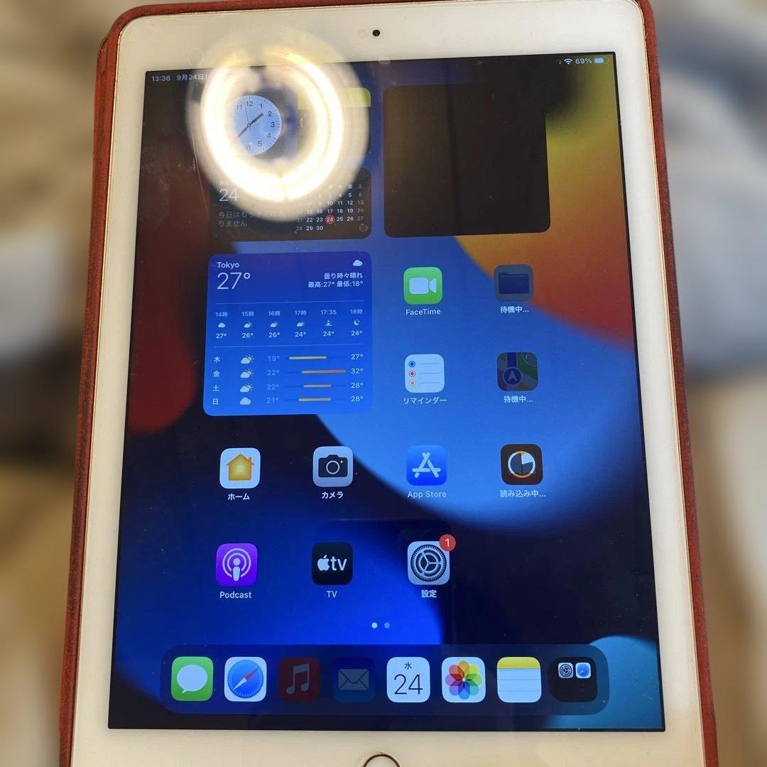 iPadAir2(ゴールド) りんご