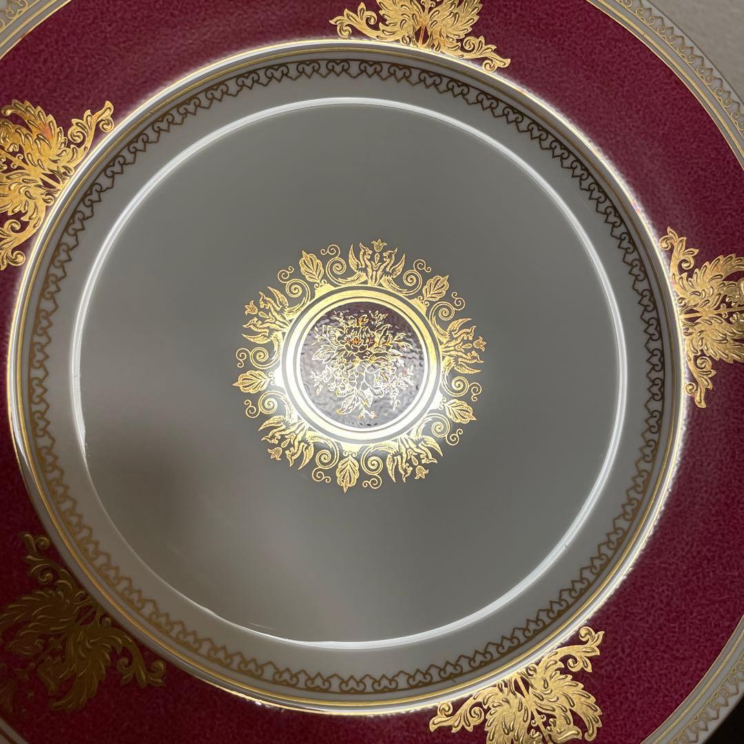 ウェッジウッド　コロンビア　パウダールビー　ディナープレート　22.5cm