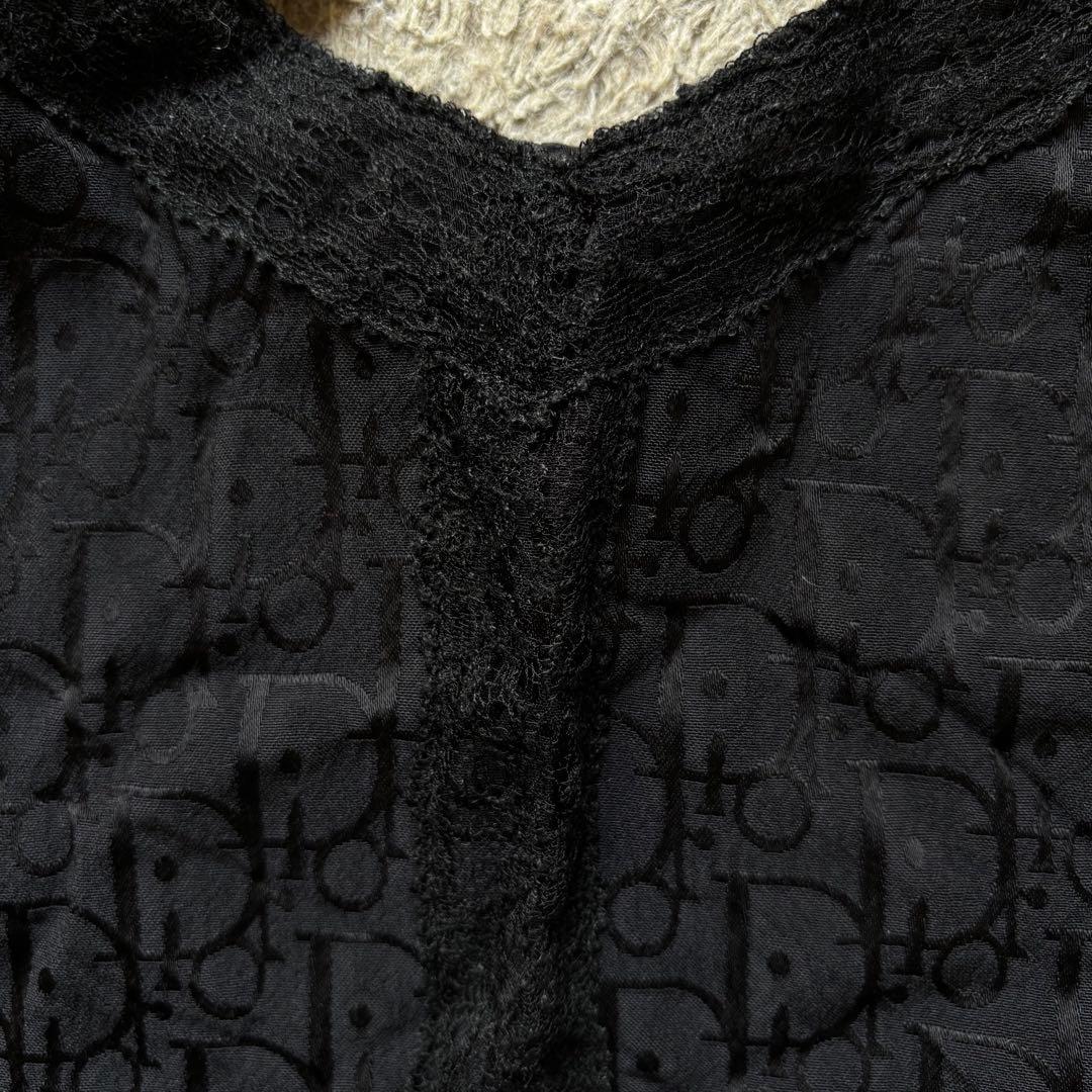 クリスチャンディオール　シャドーブラックロゴ　キャミソール　DIOR