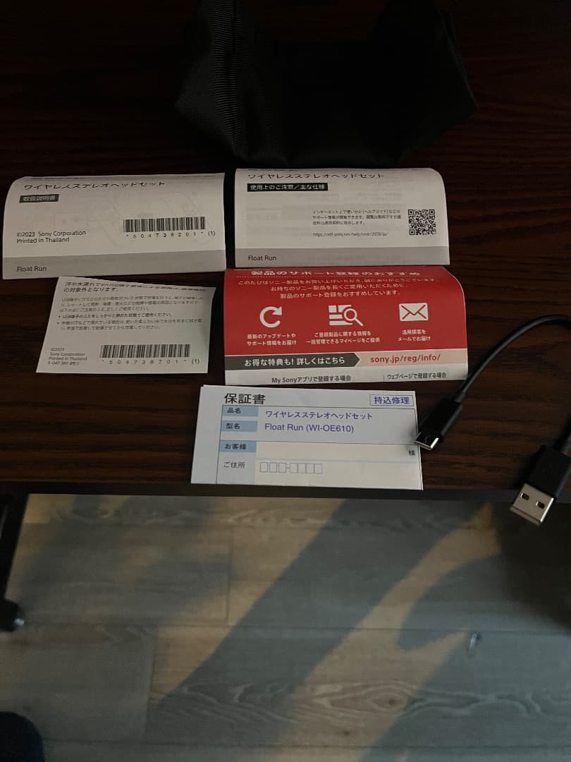 SONY ワイヤレスイヤホンFloat Run