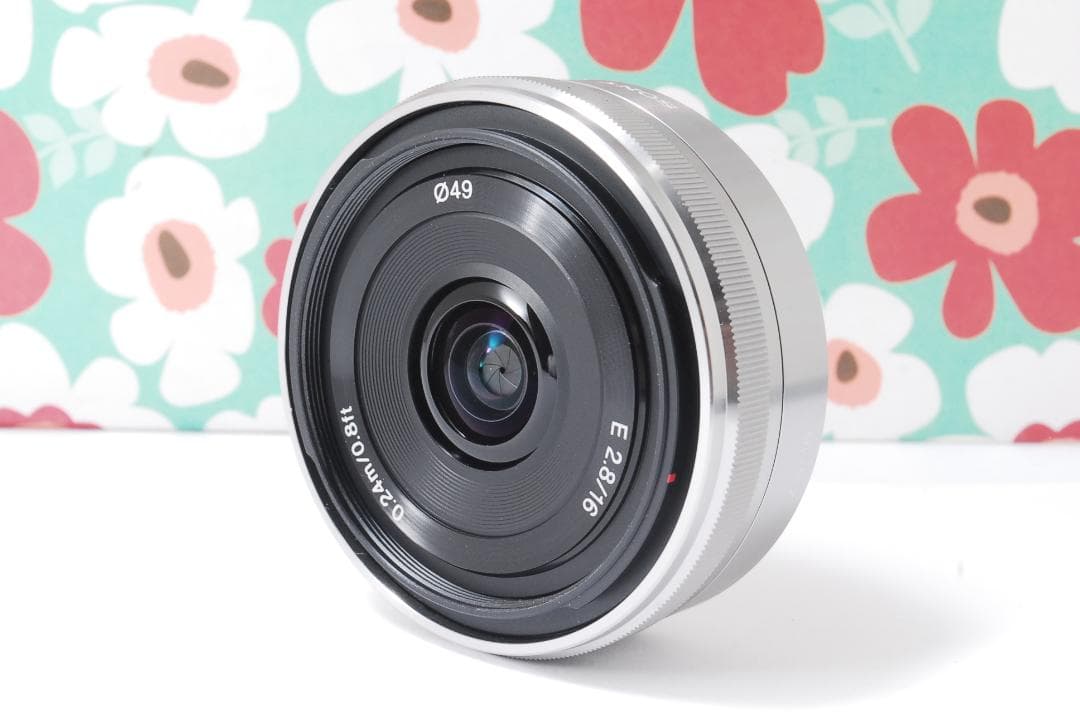 ❤SONY 単焦点 SEL16F28❤パンケーキレンズ Eマウント❤大人気❤