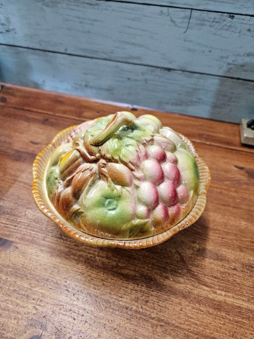 フランスアンティーク サルグミンヌ フルーツのバルボティーヌ ボンボニエール