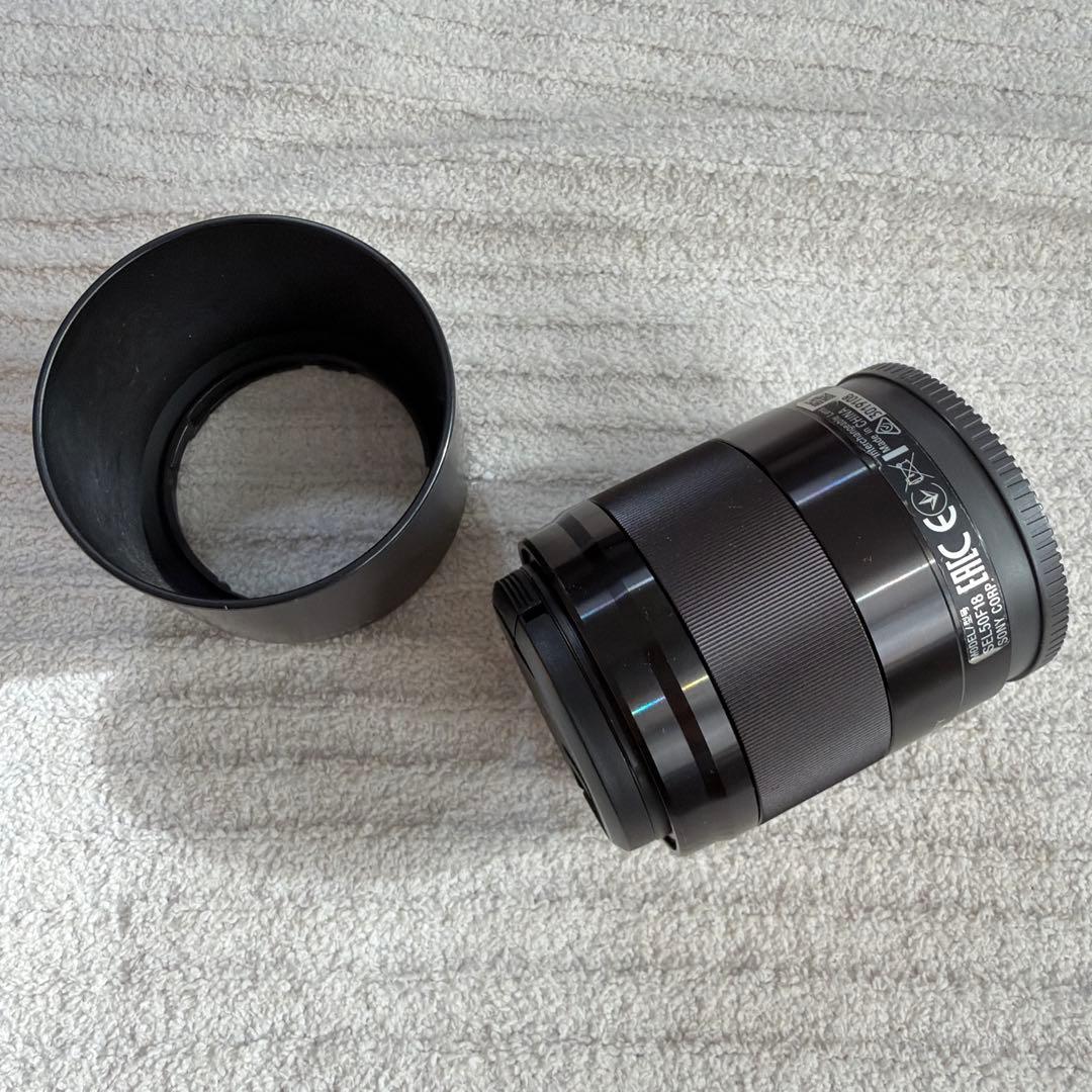 【良品・元箱完備】SONY E 50mm F1.8（フィルター付き）