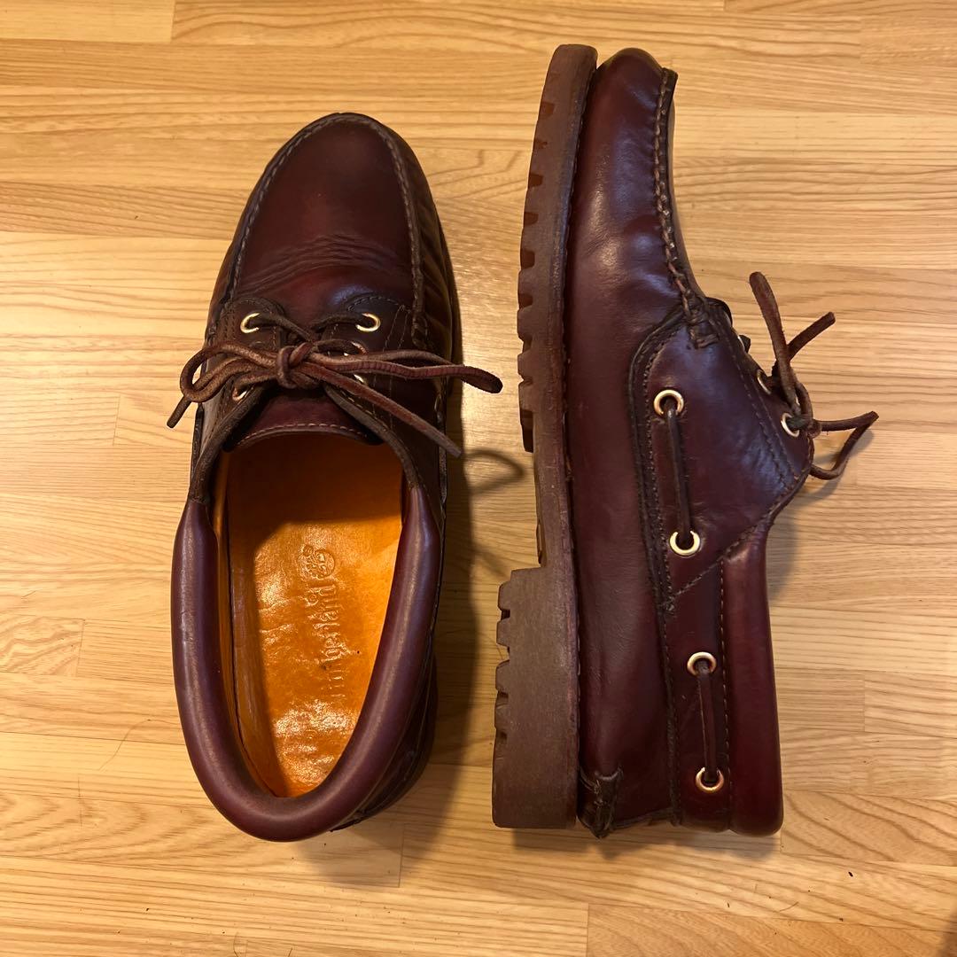 Timberland ティンバーランド スリーアイ バーガンディ　27cm