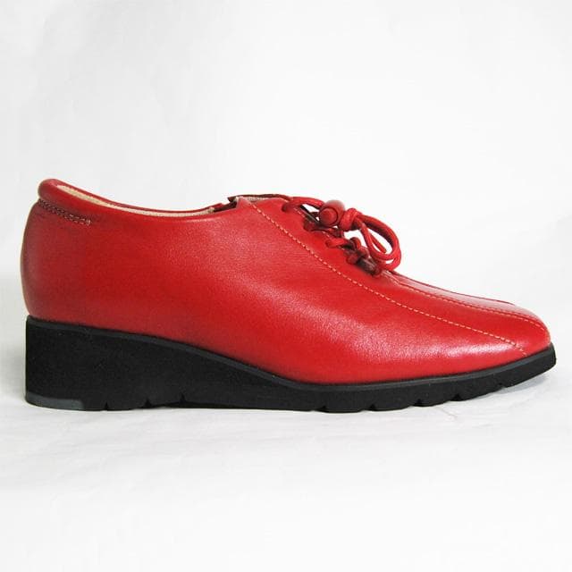 新品未使用 サイドゴア レザーウォーキングシューズ 23.5cm 3E 日本製