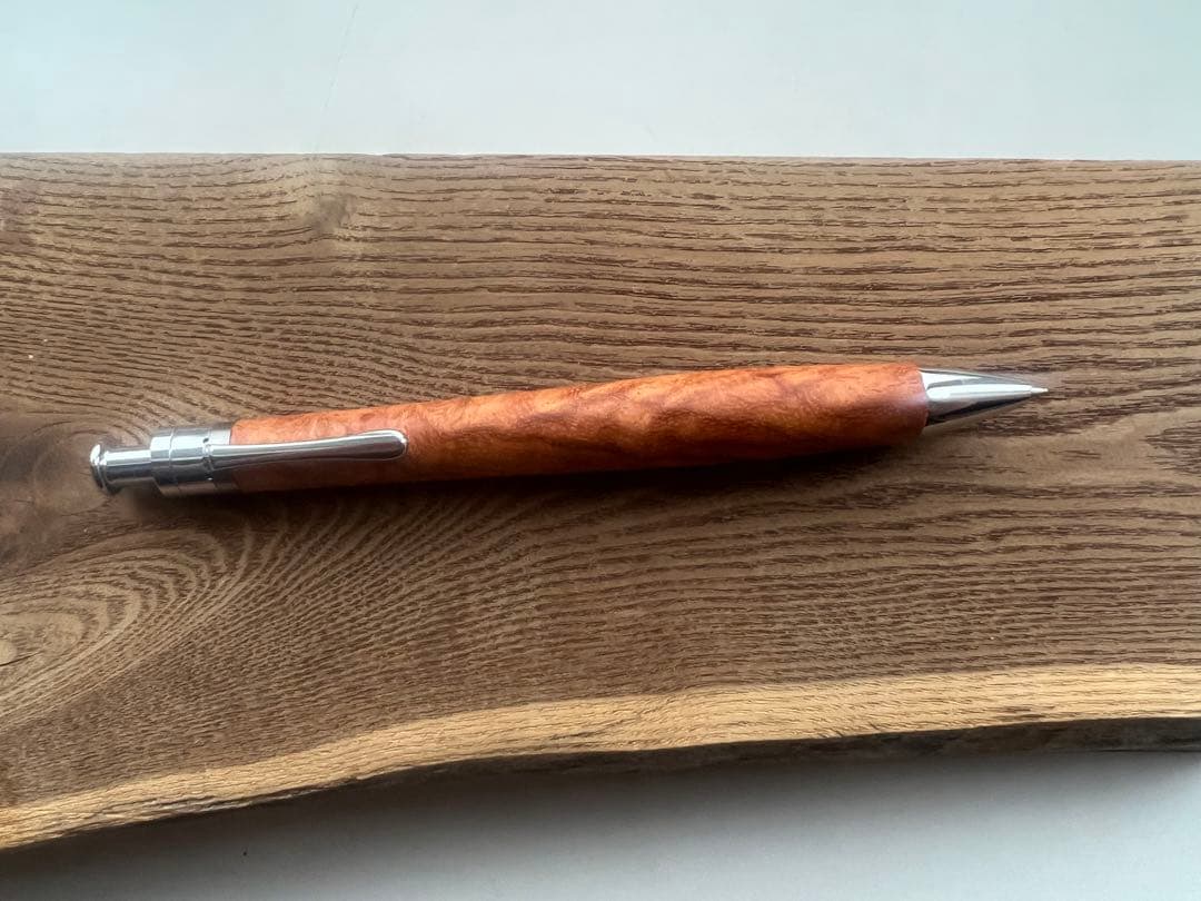 【新品・未使用】工房楔　極上杢　花梨なみ杢　ボールペン