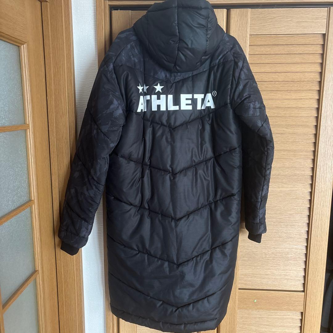 8800円→8500円へ　ATHLETA ベンチコート ブラック　S アスレタ
