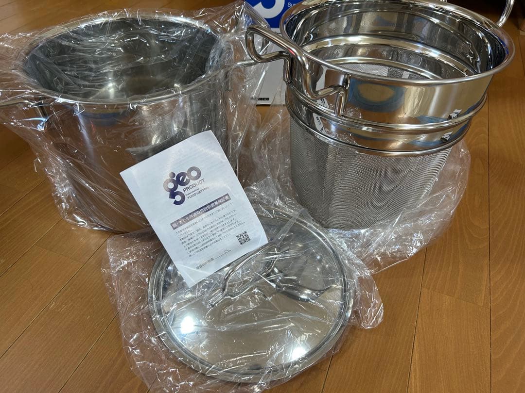 宮崎製作所GEO-21Pジオプロダクトパスタポット21cm新品未使用