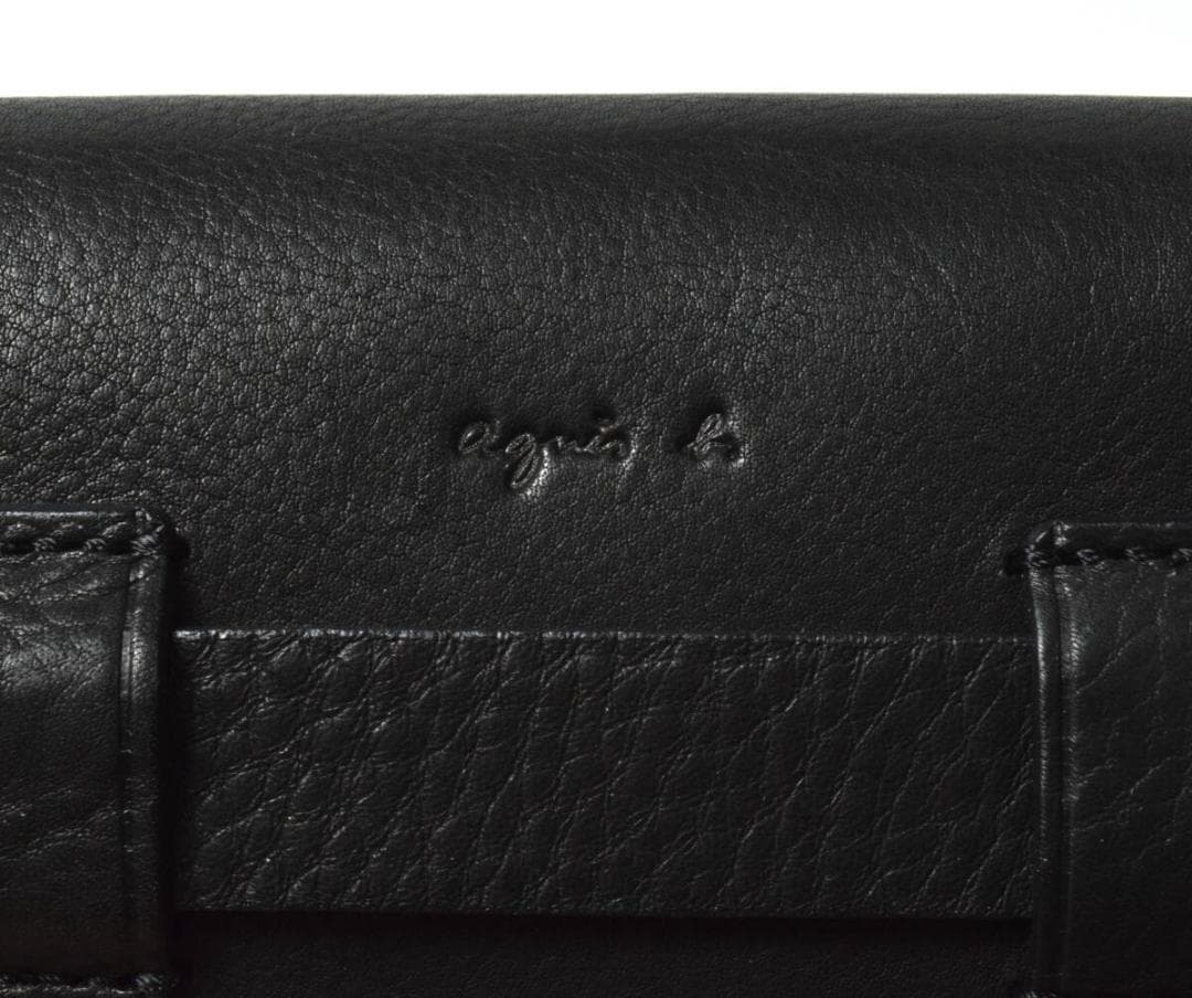 未使用 agnes b. アニエスベー レザー ウエストバッグ ブラック