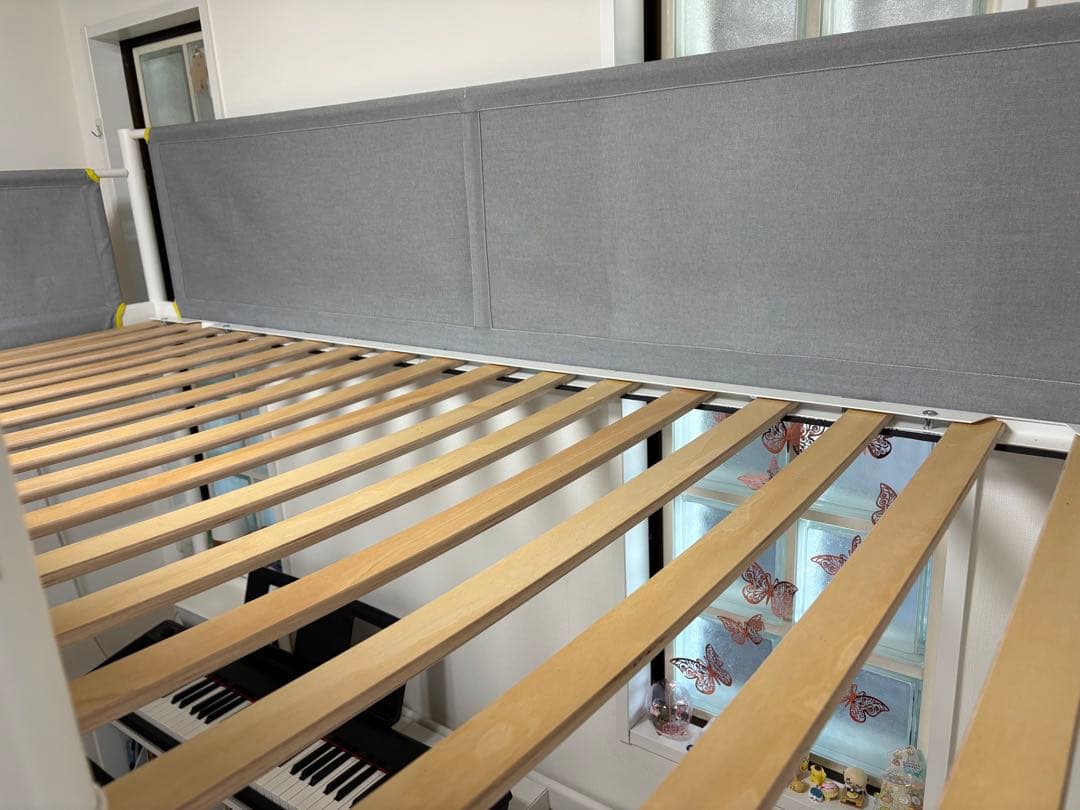 【引き取り限定】IKEA VITVAL ロフトベッド　デスク付