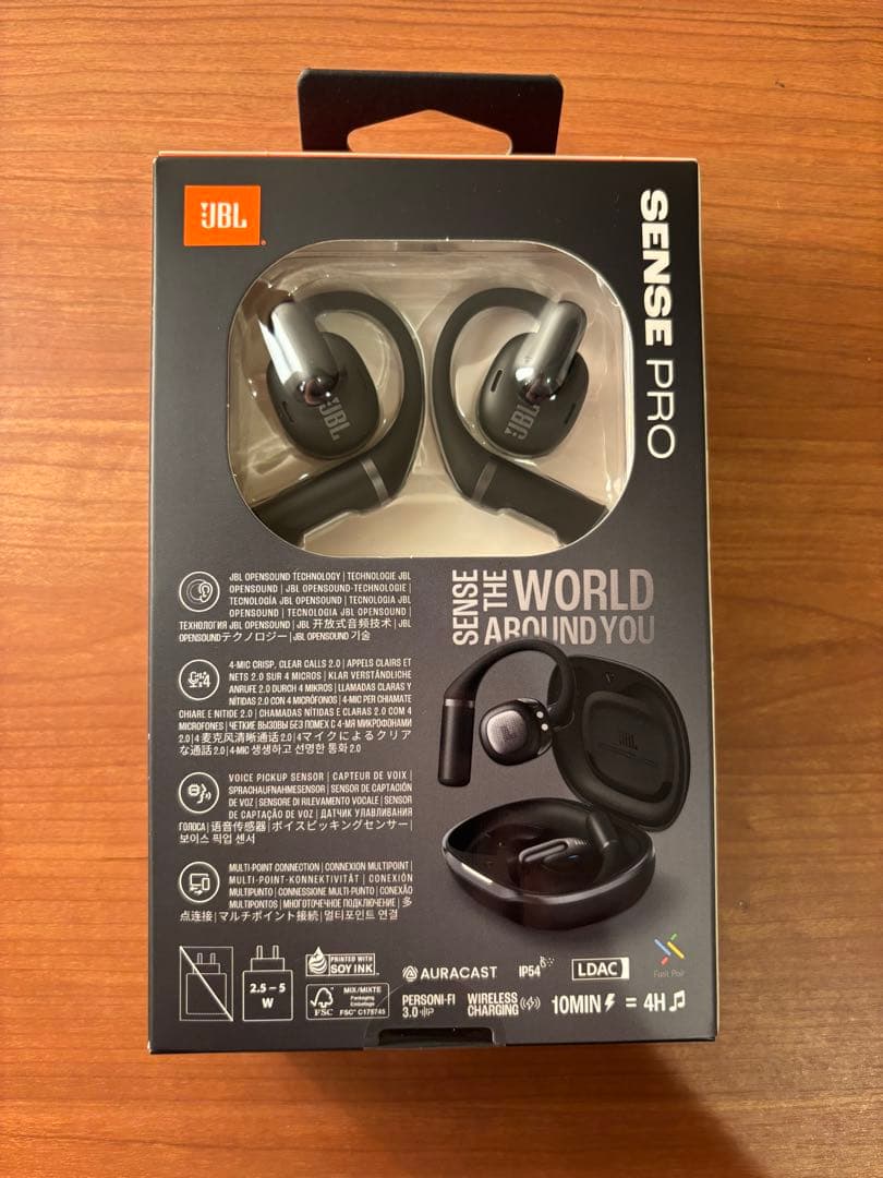 JBL SENSE PRO ブラック オープンイヤーイヤホン