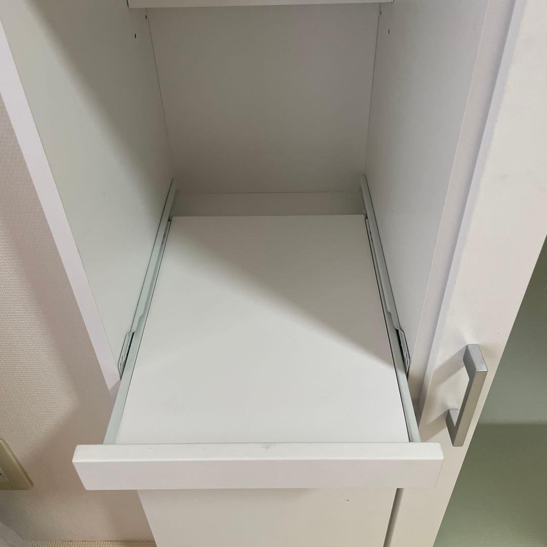 【日祝限定値下げ】ニトリ レンジ台（フォルムN RE9060G WH）