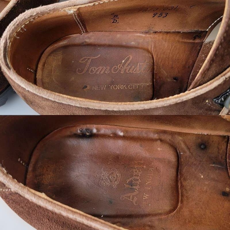 ALDEN モンクストラップ スエード Aberdeen 6B/D 25cm