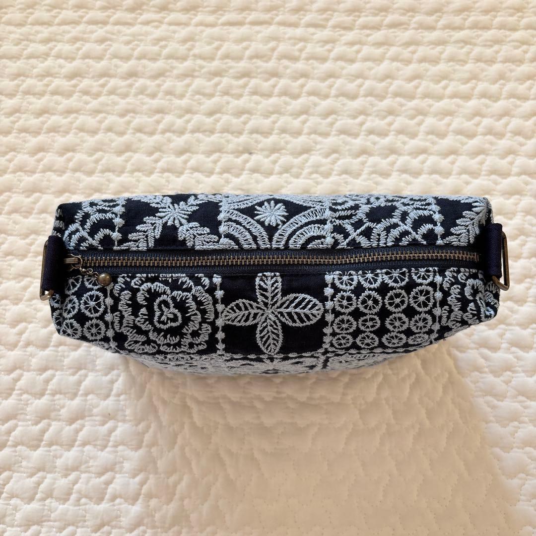 ハンドメイド スクエアショルダーバッグ ミナペルホネン forest tile