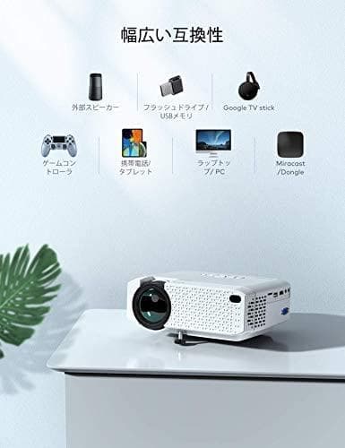 新品送料無料! プロジェクター 小型 4200ルーメン Wifi