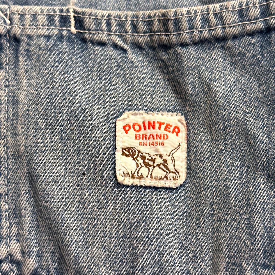 POINTER つなぎ　デニム　タグなし　HR0828
