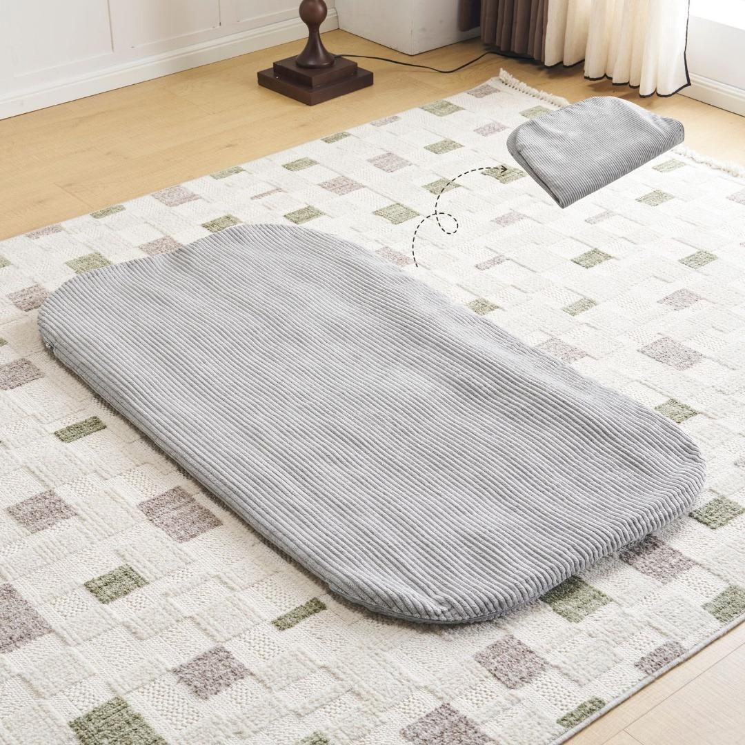 ソファベッド 組立て不要 2人掛け 1人掛け フロアソファ ローソファ 圧縮梱包