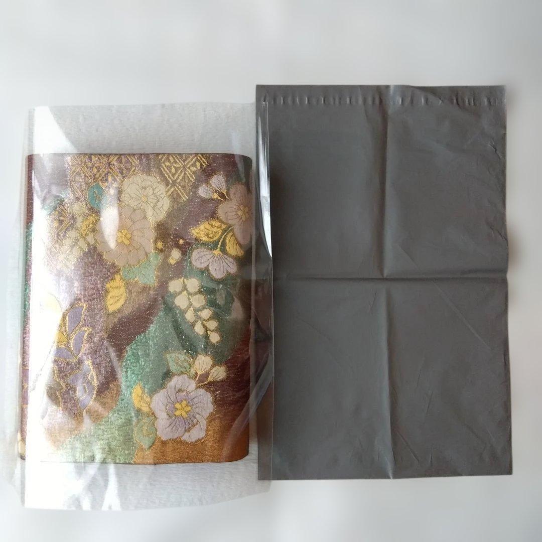 ◆美品◆袋帯 翠山工房 辻ケ花 赤茶 金箔 訪問着 付下げ 色無地 結婚式